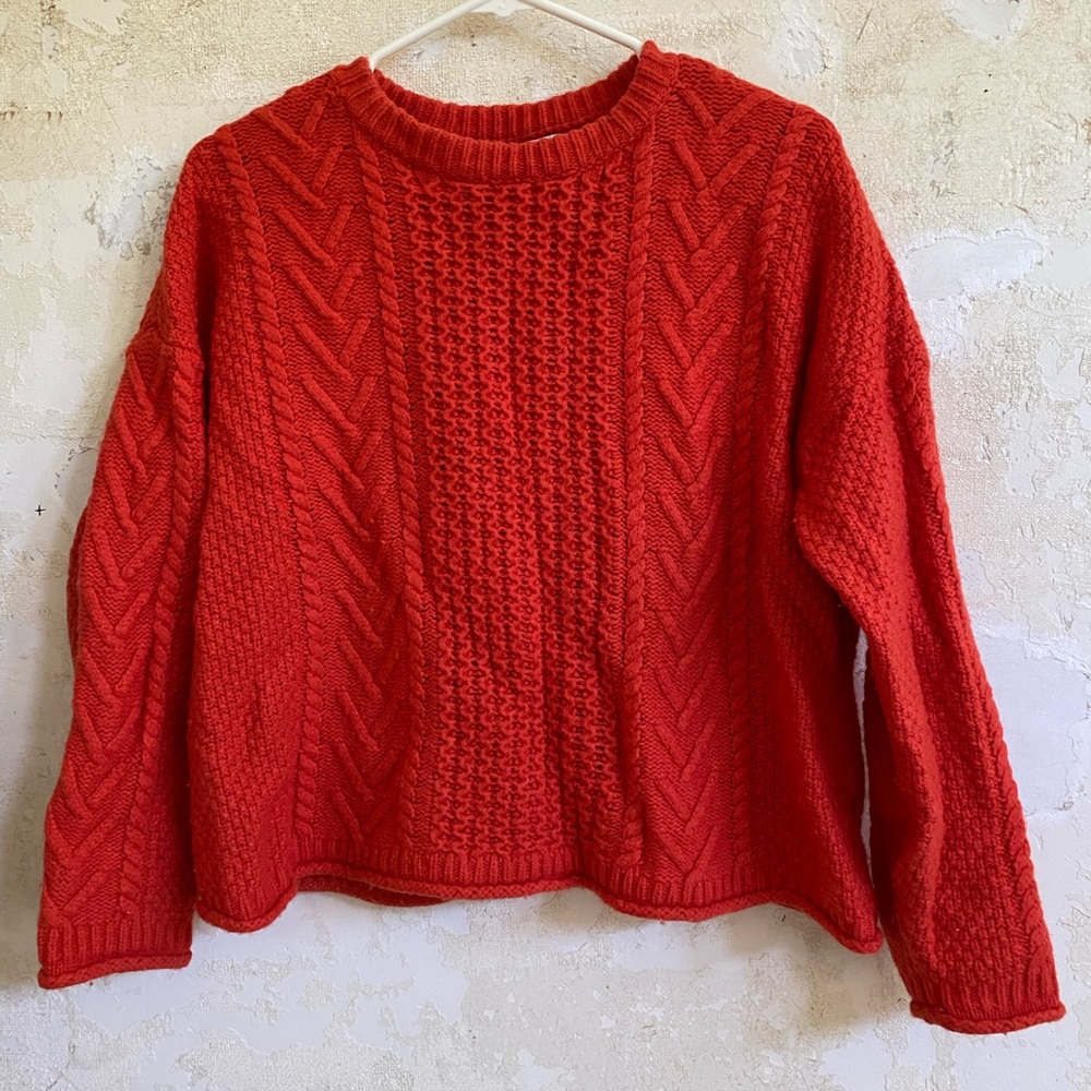 Madewell Cableknit Sweater